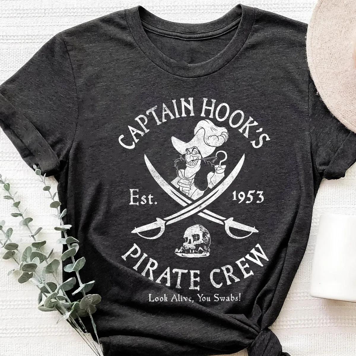 Villains Captain Hook Pirate Crew Disney Shirt 4 1