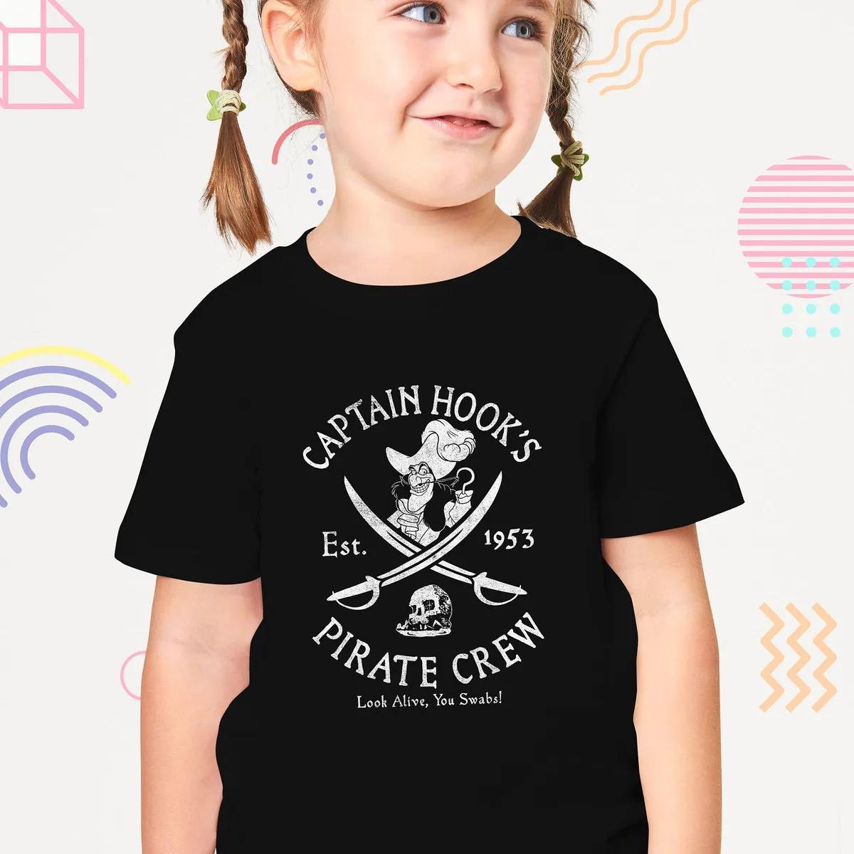 Villains Captain Hook Pirate Crew Est 1953 Disney Shirt 4 1