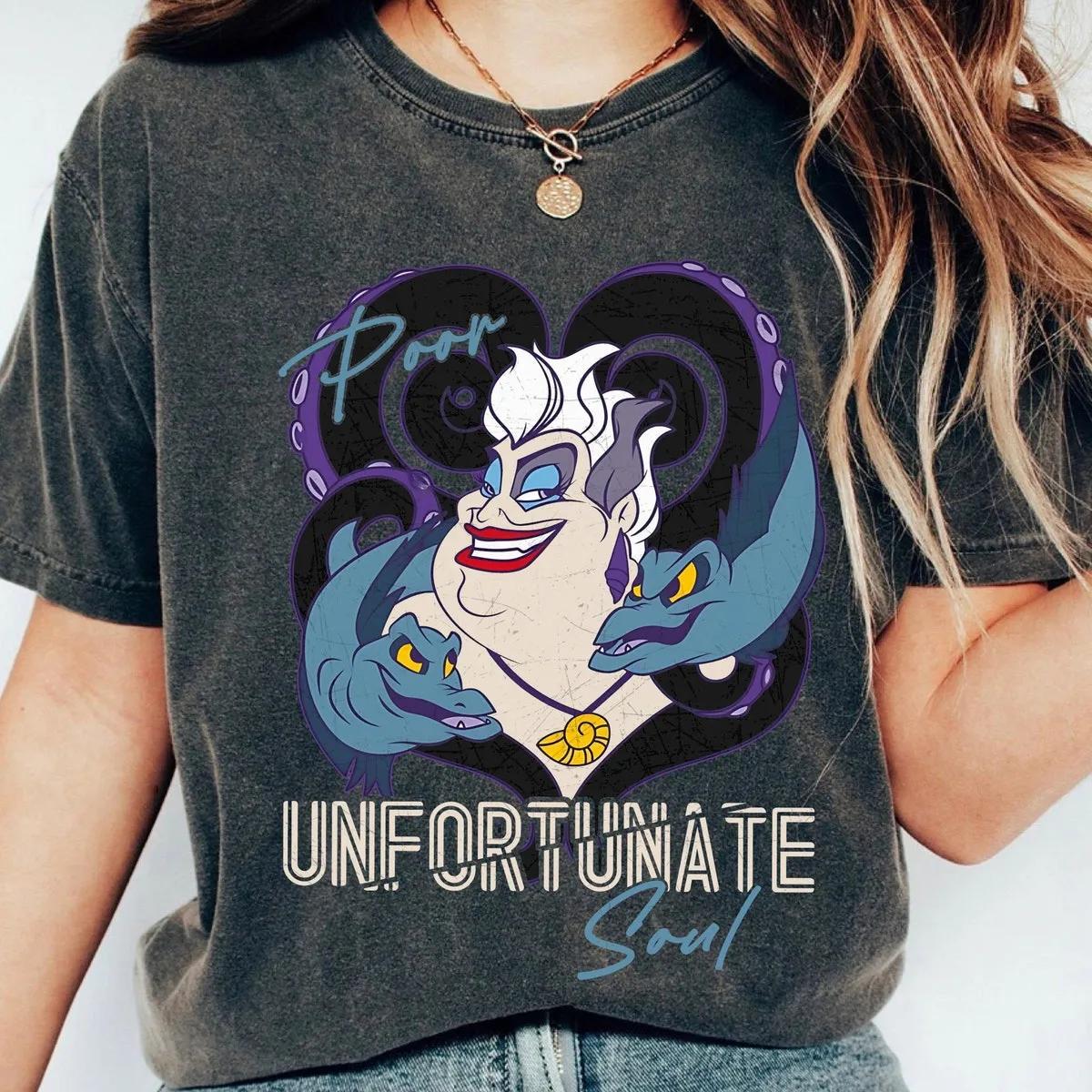 Villains Ursula Poor Unfortunate Soul The Little Mermaid Shirt 3