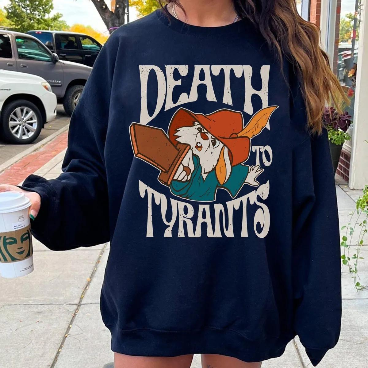 Vintage 70s Skippy Rabbit Death to Tyrants Disney Shirt 1 1