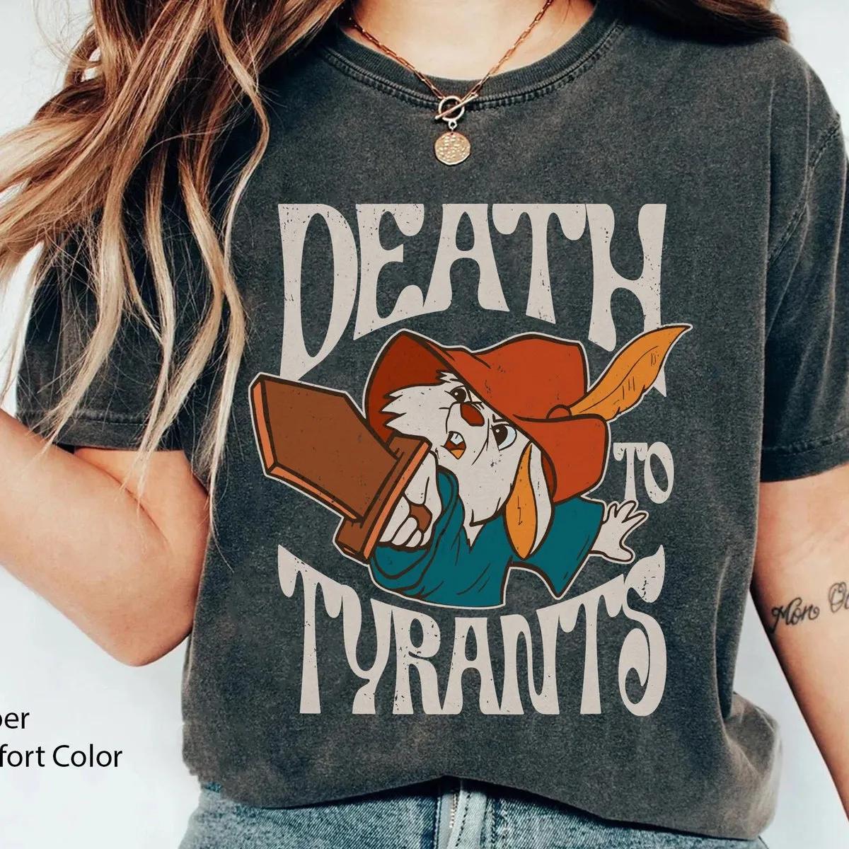 Vintage 70s Skippy Rabbit Death to Tyrants Disney Shirt 6 1