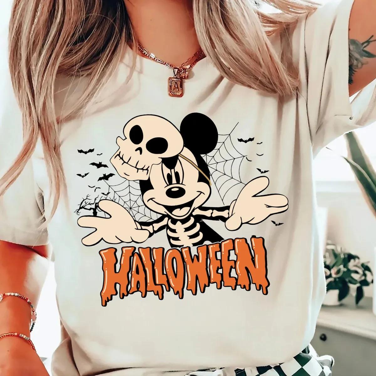 Vintage Halloween Mickey Not So Scary Shirt 2