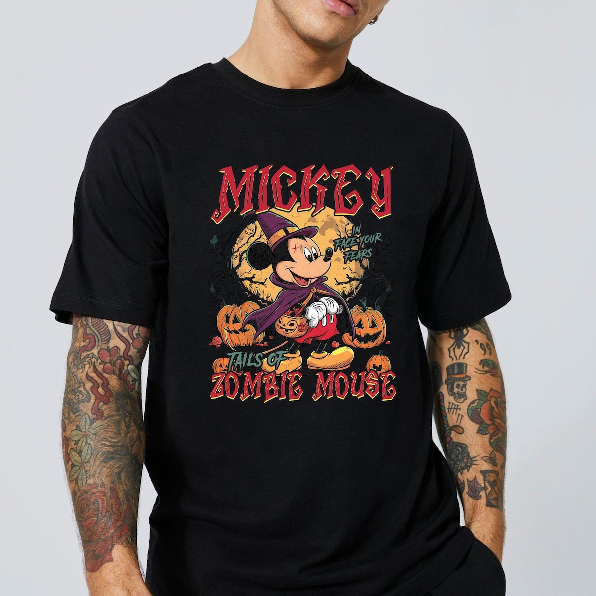 Vintage Halloween Mouse Shirt 1 1