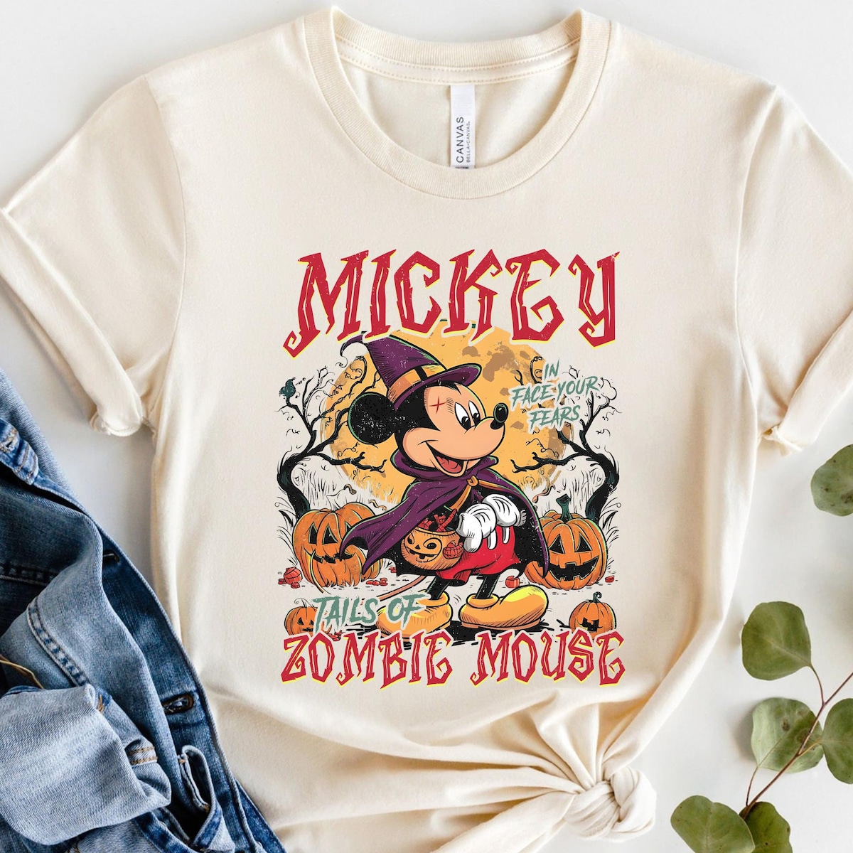 Vintage Halloween Mouse Shirt 5 1