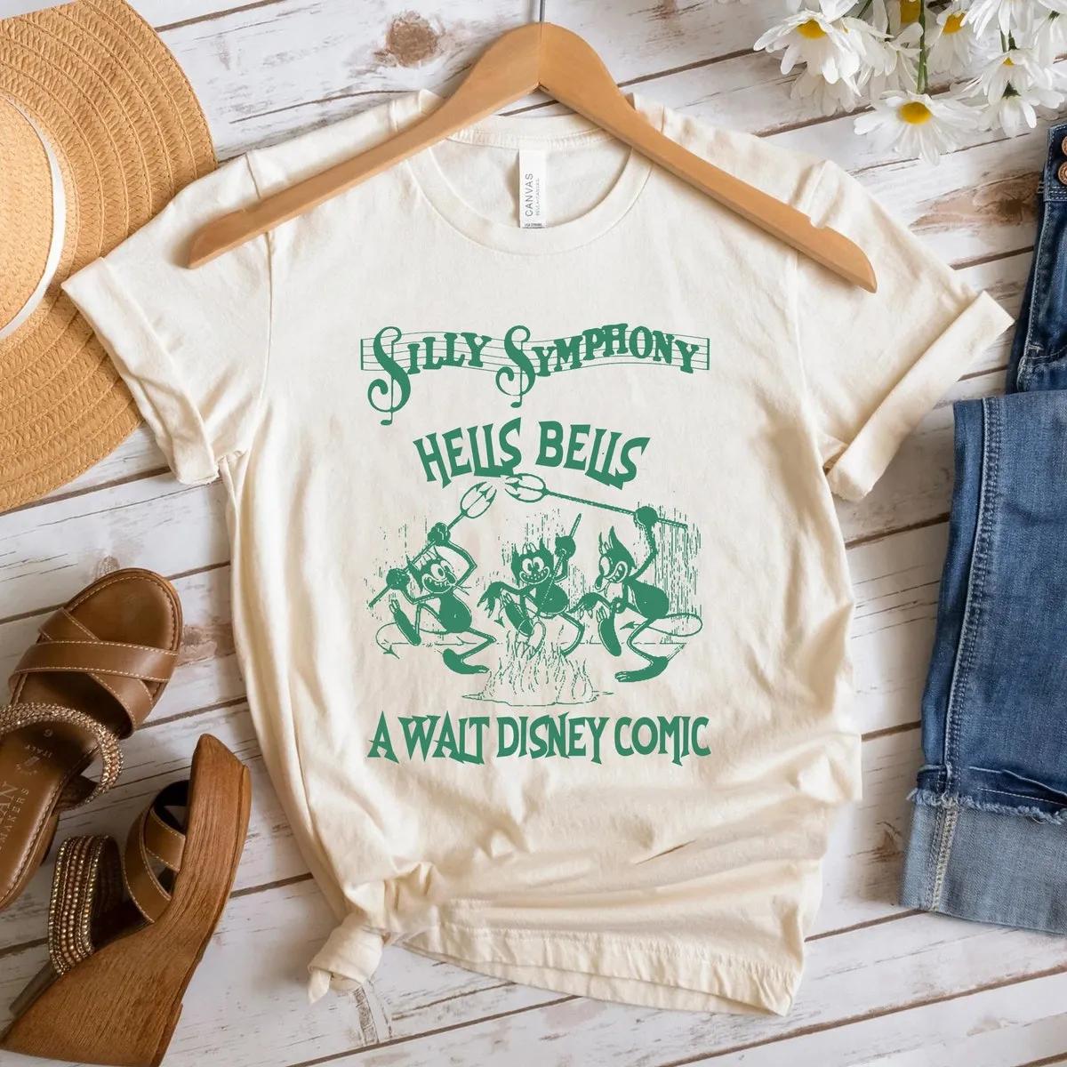 Vintage Hells Bells The Silly Symphony Comic Halloween Disney Shirt 1 1