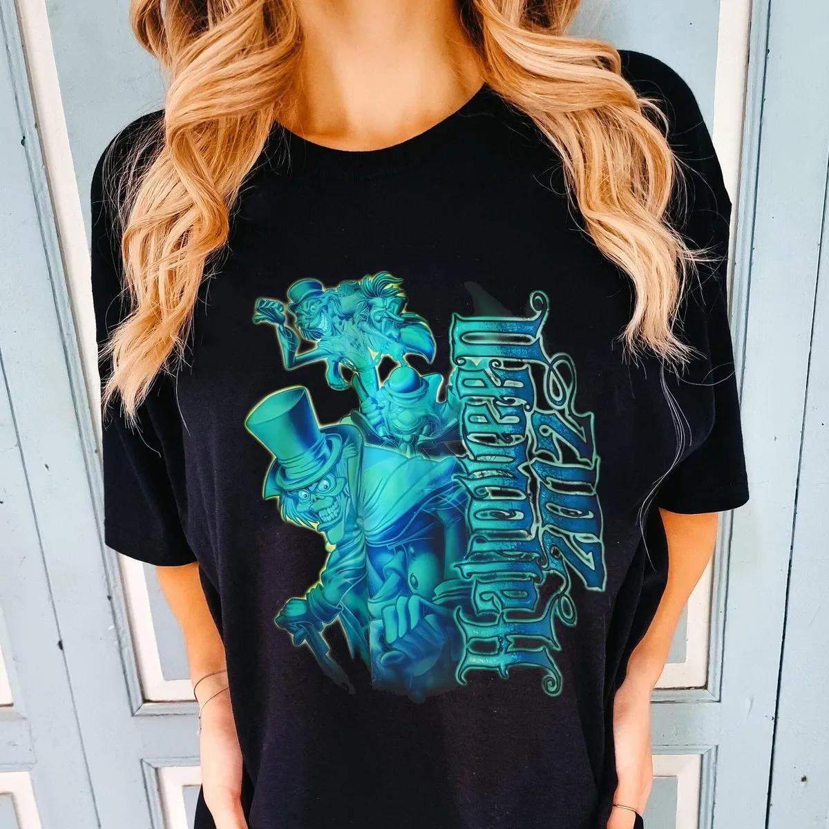 Vintage Hitchhiking Ghosts Halloween Shirt 2