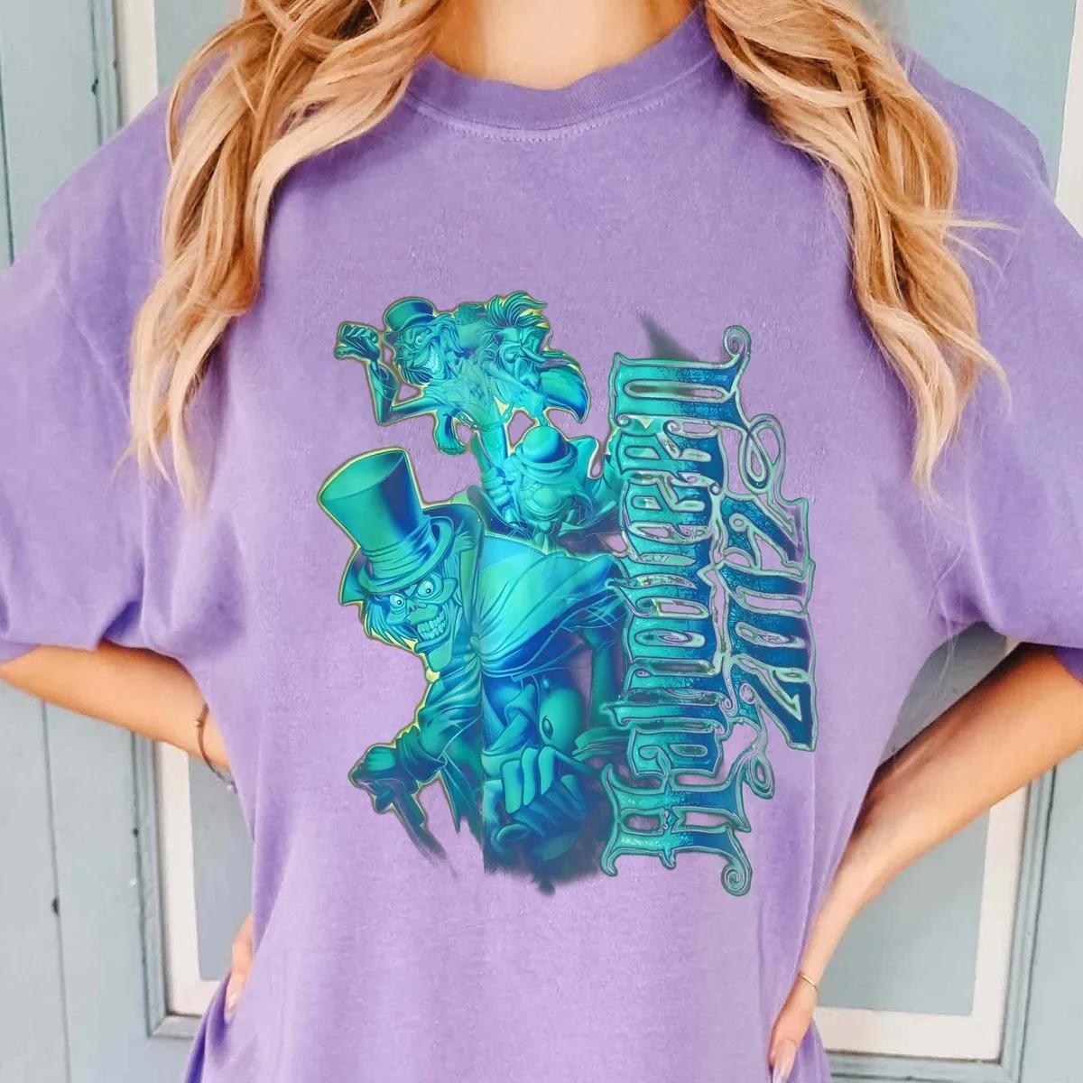 Vintage Hitchhiking Ghosts Halloween Shirt 5