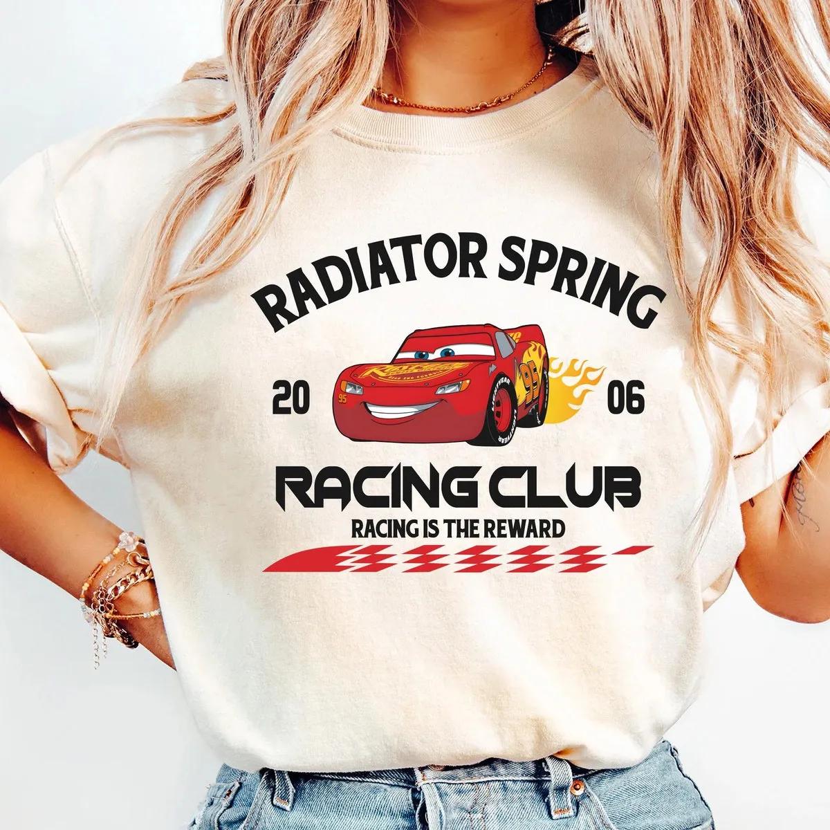 Vintage Lightning Mcqueen Racing Club Shirt 1