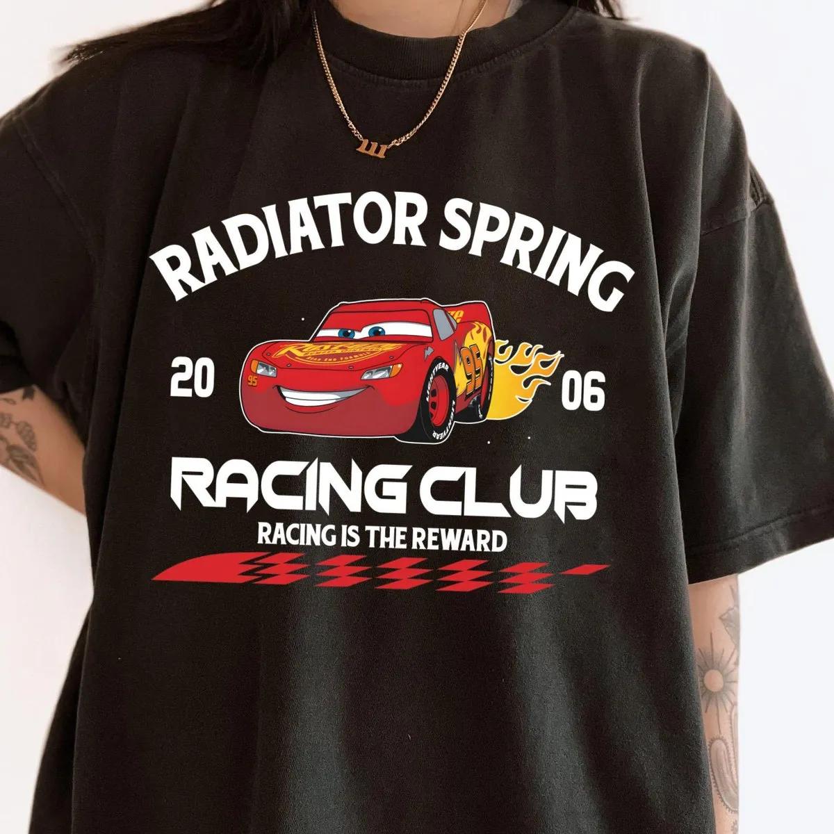 Vintage Lightning Mcqueen Racing Club Shirt 2