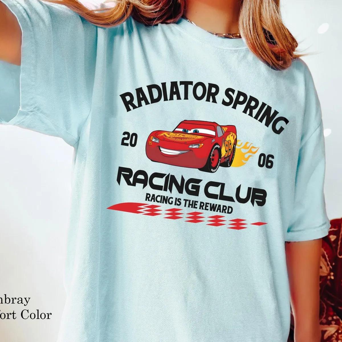 Vintage Lightning Mcqueen Racing Club Shirt 3