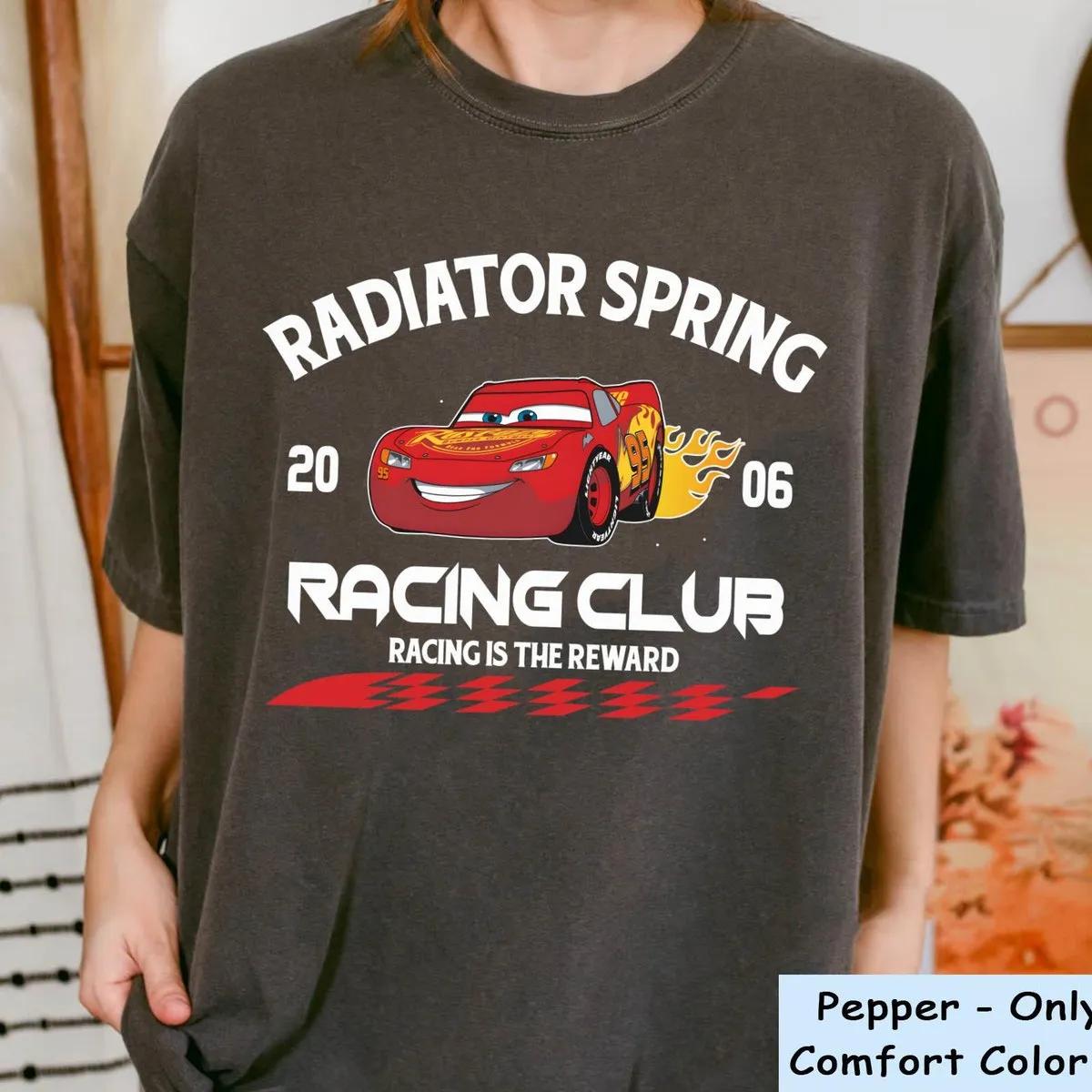 Vintage Lightning Mcqueen Racing Club Shirt 6