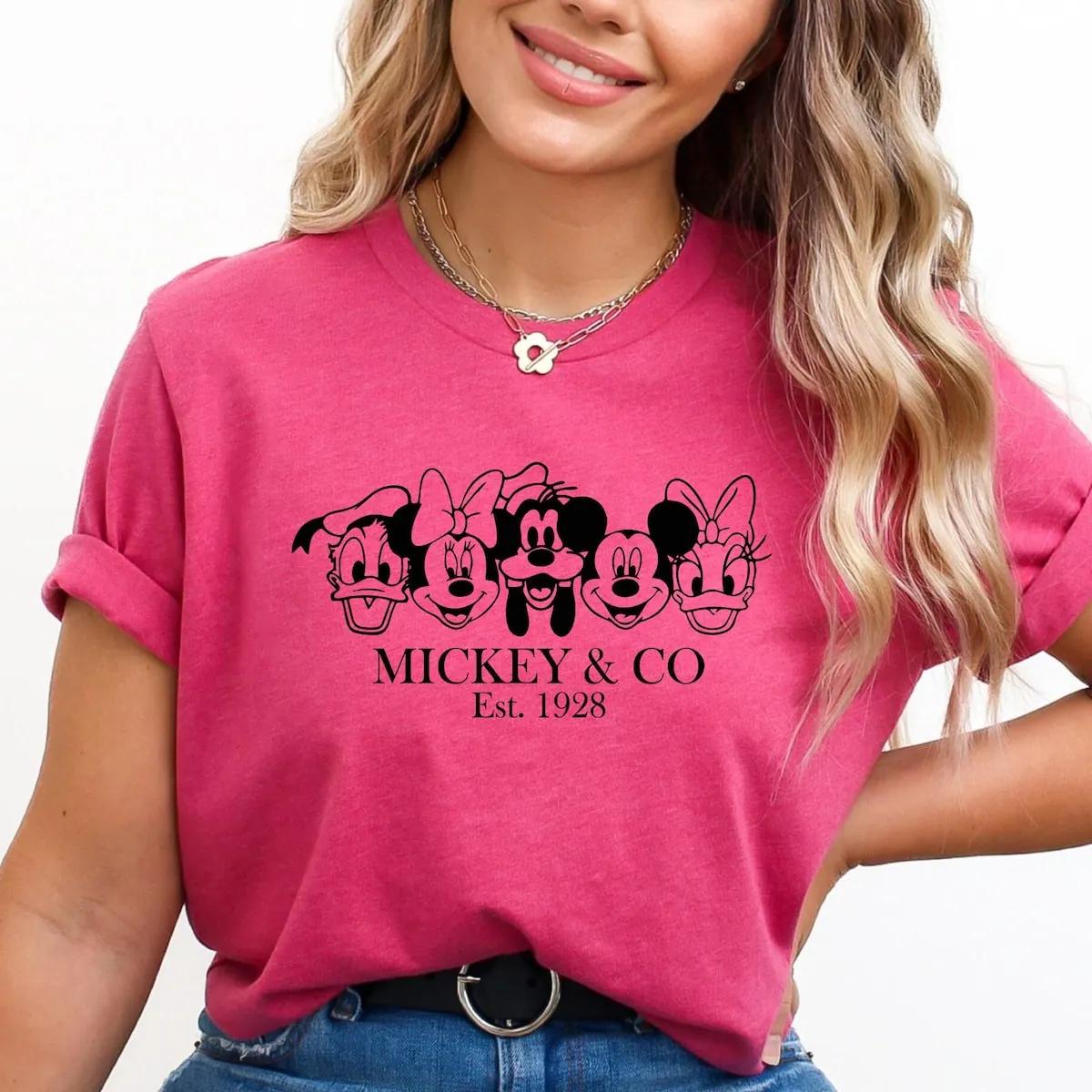 Vintage Mickey Co 1928 Shirt Family Mickey And Friends 3 1