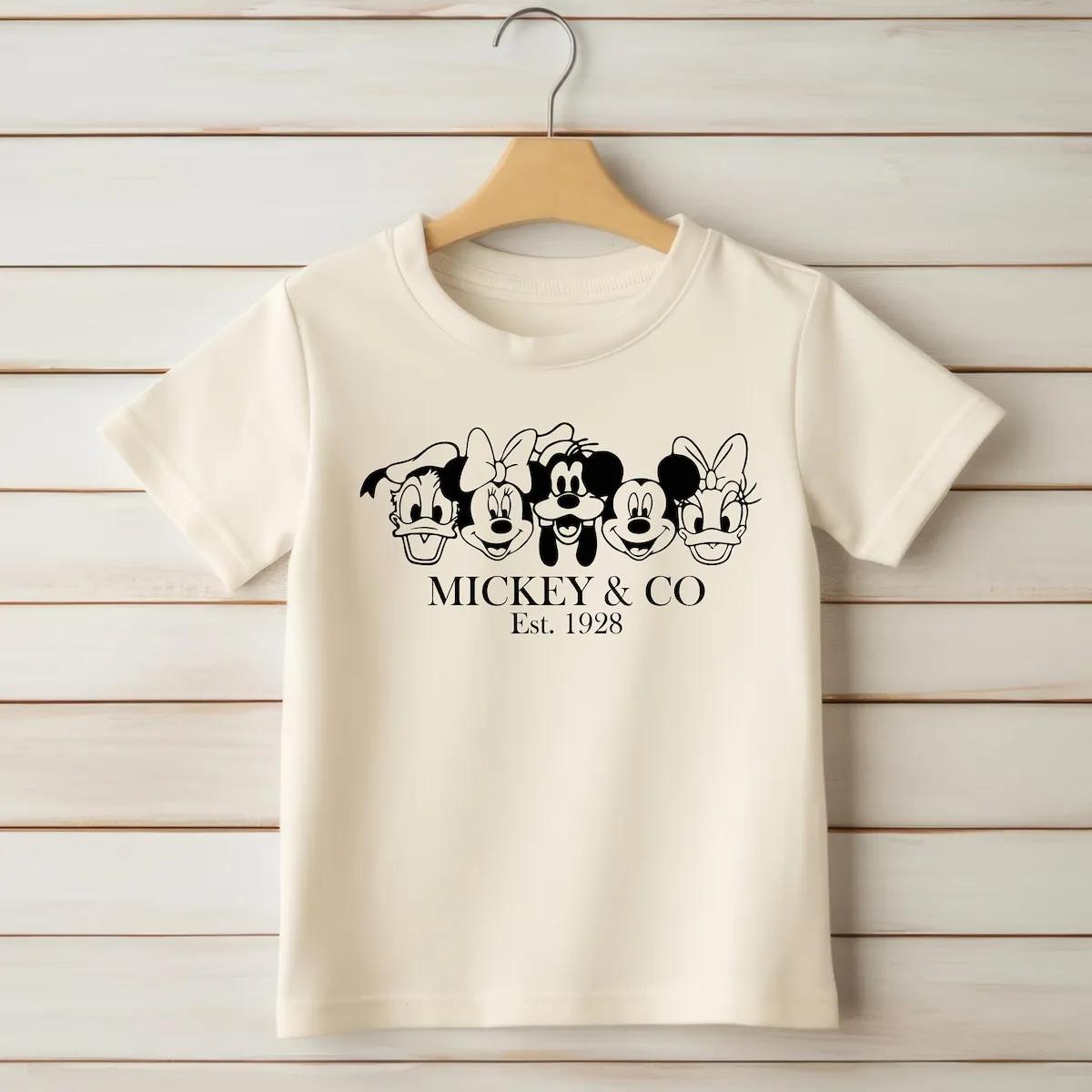 Vintage Mickey Co 1928 Shirt Family Mickey And Friends 4 1