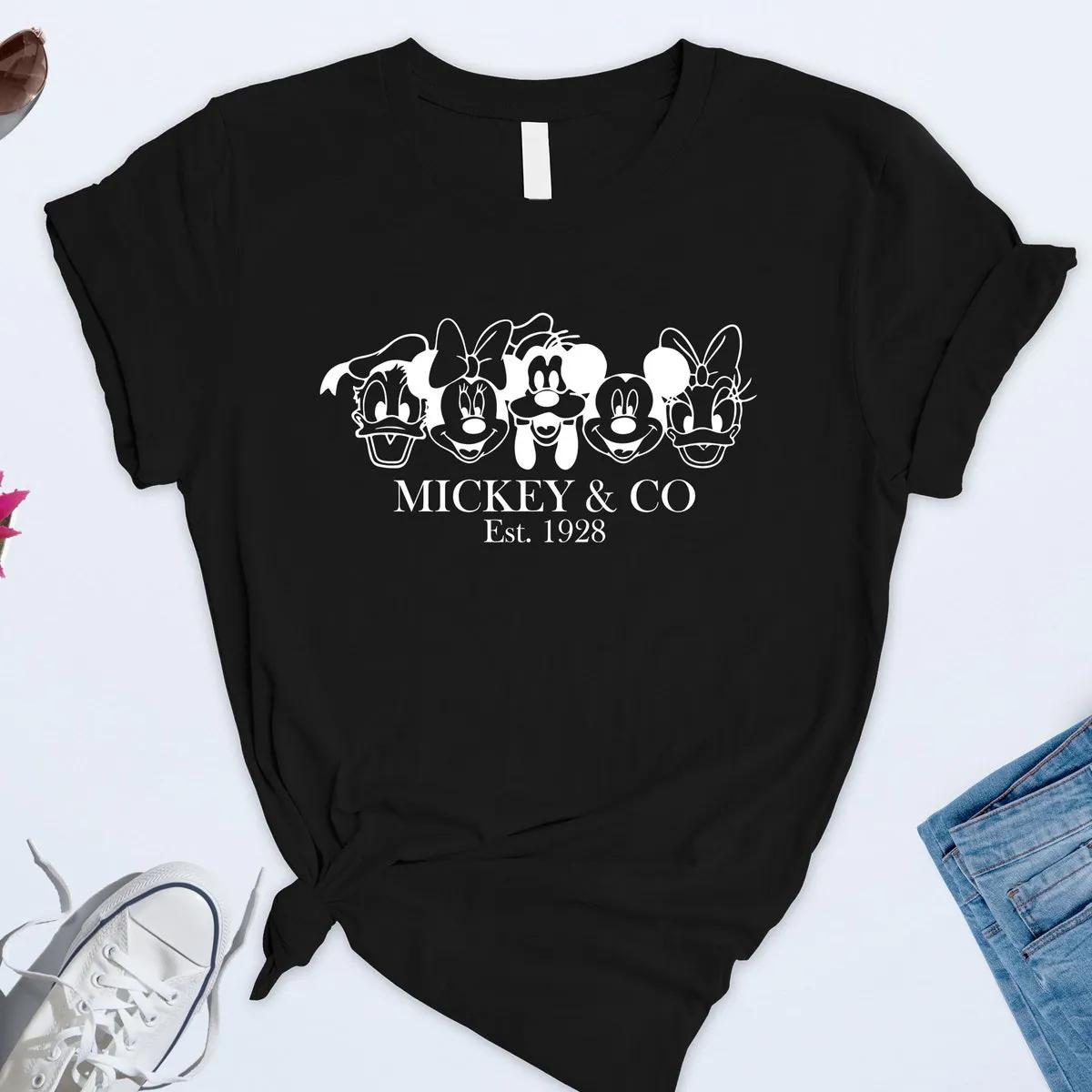 Vintage Mickey Co 1928 Shirt Mickey And Friends Tee 1 1