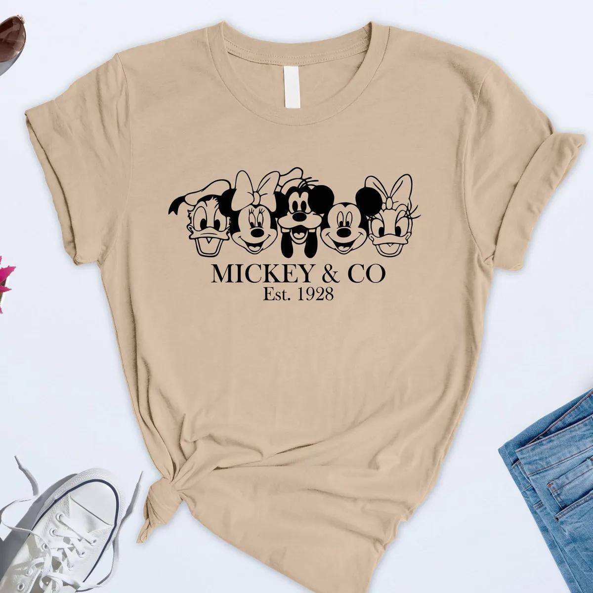 Vintage Mickey Co 1928 Shirt Mickey And Friends Tee 2 1