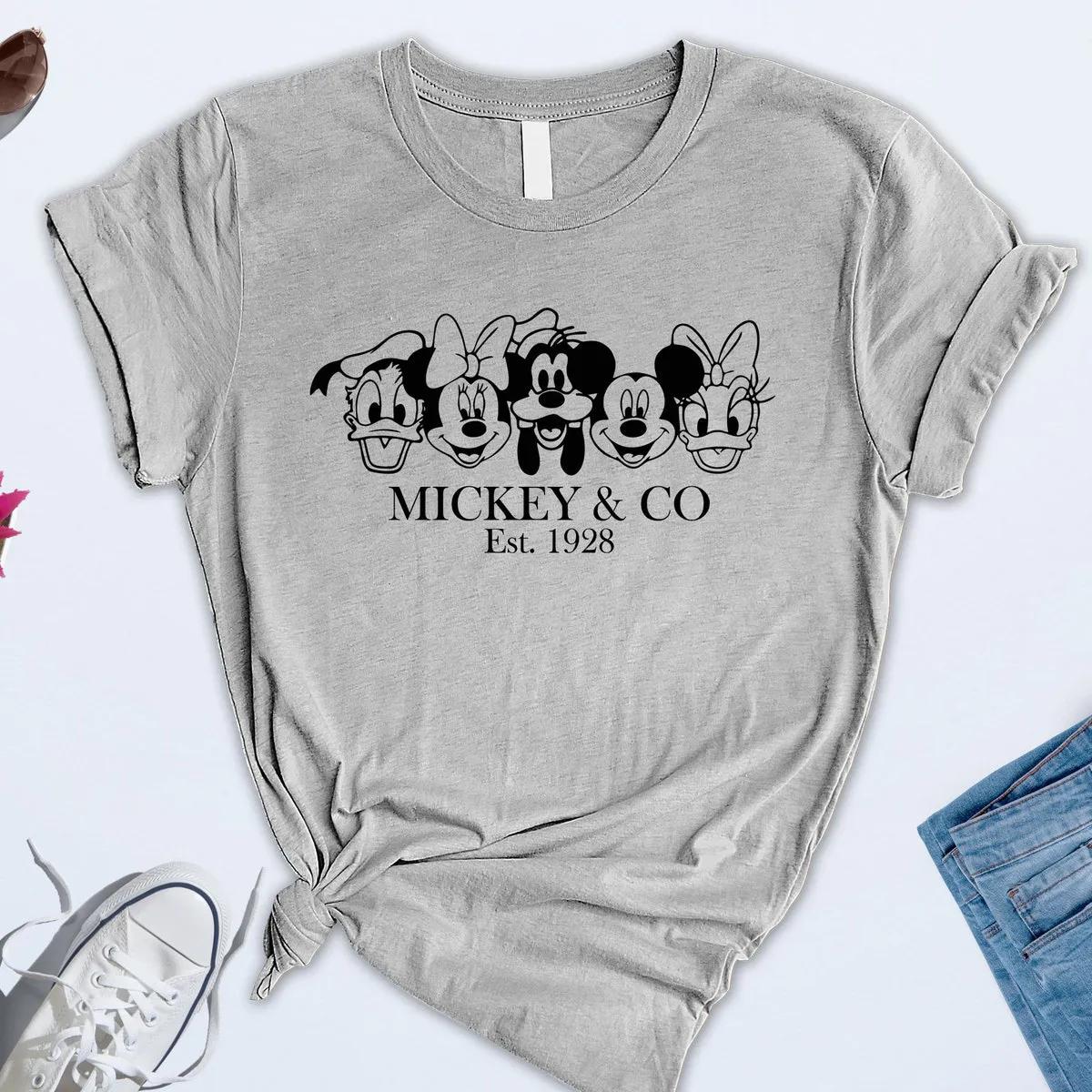 Vintage Mickey Co 1928 Shirt Mickey And Friends Tee 3 1