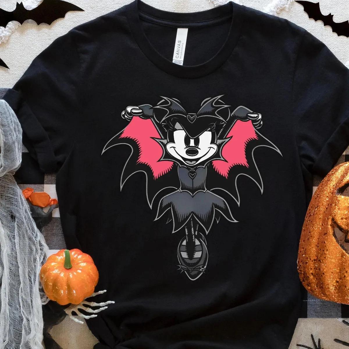 Vintage Minnie Mouse Dracula Gothic Witch Shirt 2