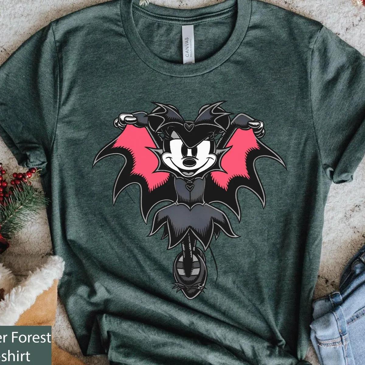 Vintage Minnie Mouse Dracula Gothic Witch Shirt 4