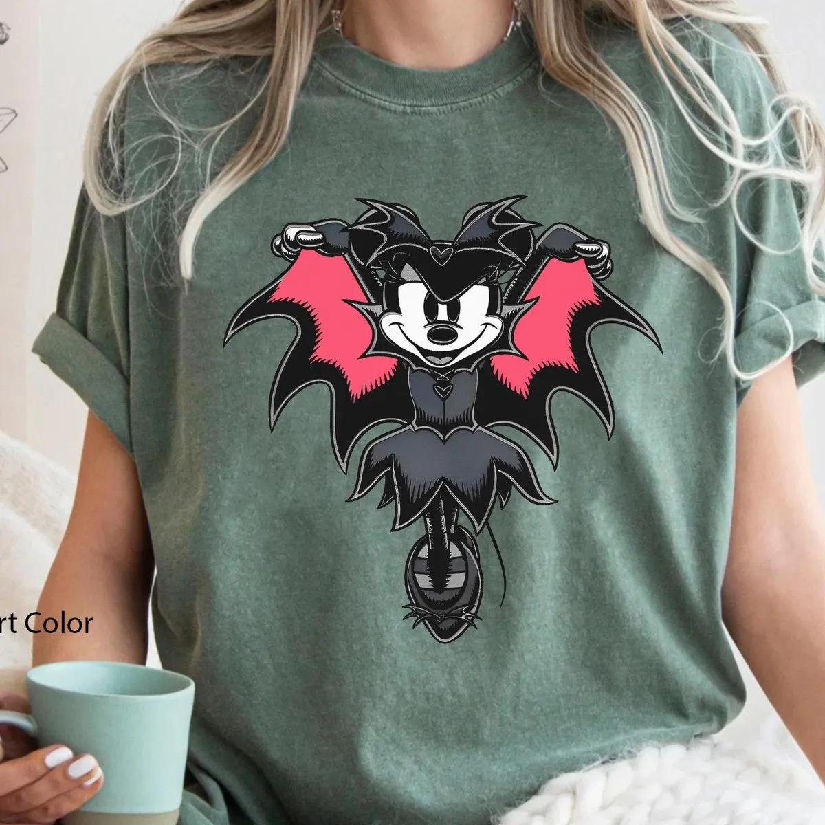 Vintage Minnie Mouse Dracula Gothic Witch Shirt 6