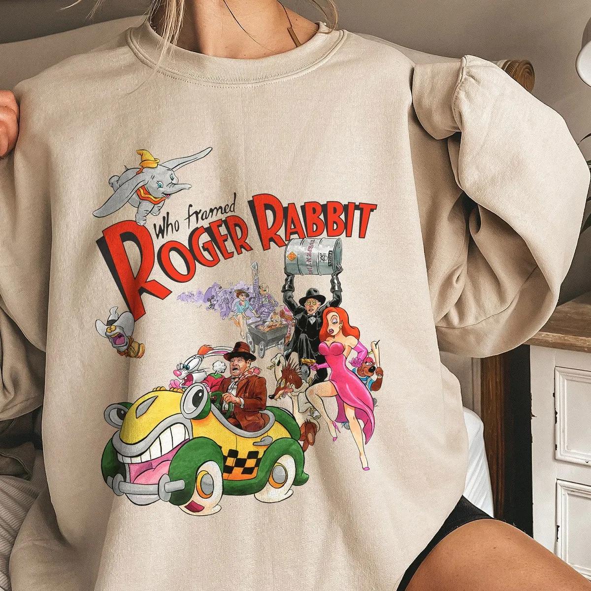 Vintage Retro Who Framed Roger Rabbit Disney Shirt 3 1