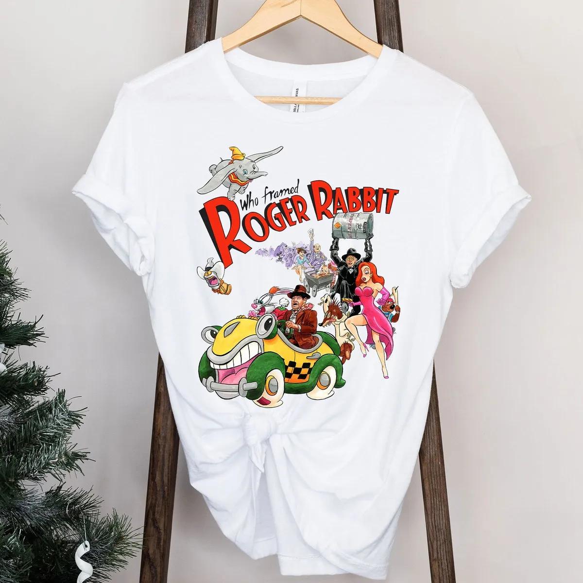 Vintage Retro Who Framed Roger Rabbit Disney Shirt 4 1