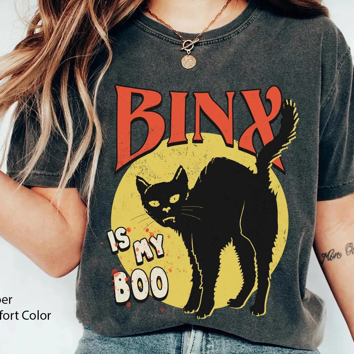 Vintage Thackery Binx Is My Boo Halloween Shirt 3