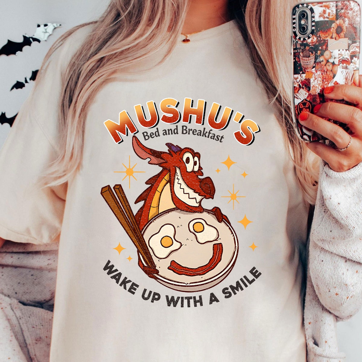 Wake Up With A Smile Mulan Mushus Bed And Breakfast Shirt 2 1