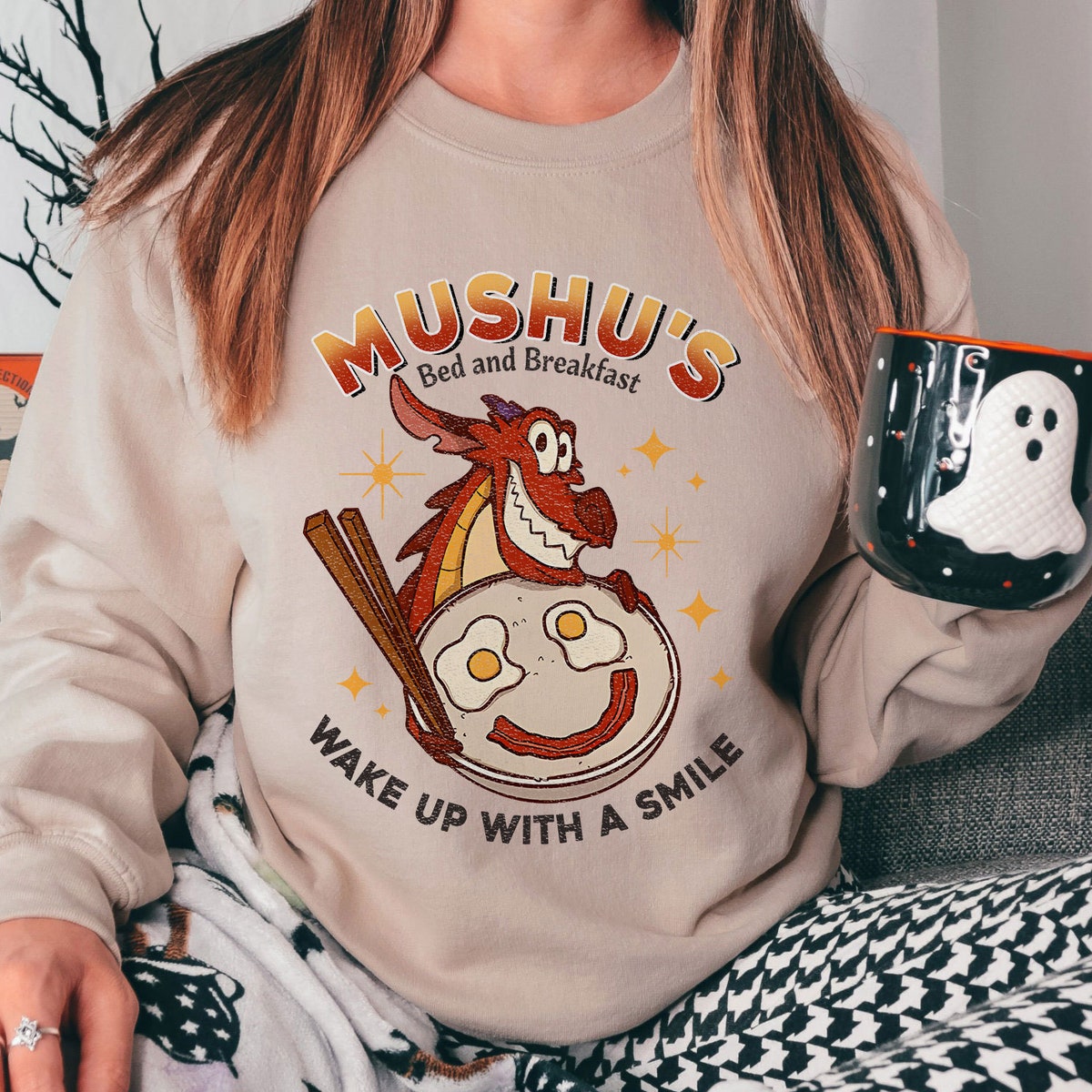 Wake Up With A Smile Mulan Mushus Bed And Breakfast Shirt 4 1