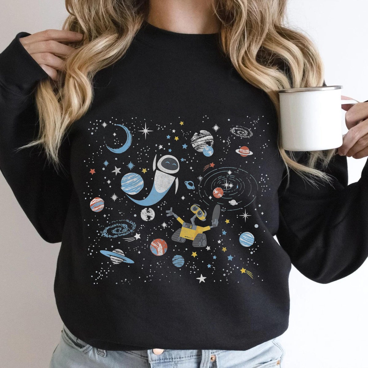 Wall E Eve In Space Shirt Wall E Triangles Tee 3