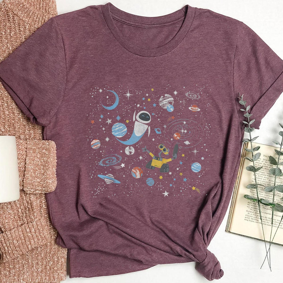 Wall E Eve In Space Shirt Wall E Triangles Tee 5