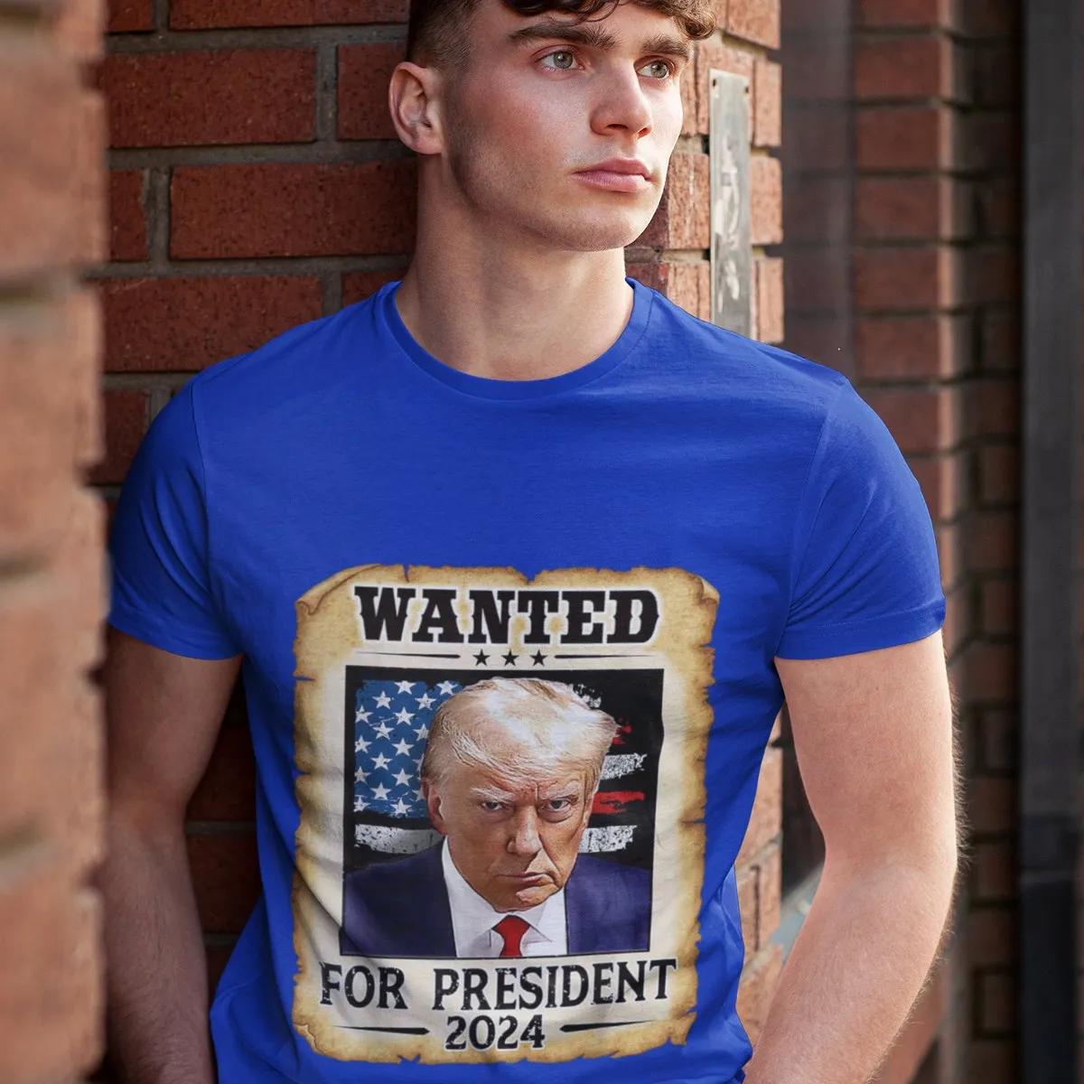 Wanted For U.S. President 2024 Shirt 2 1