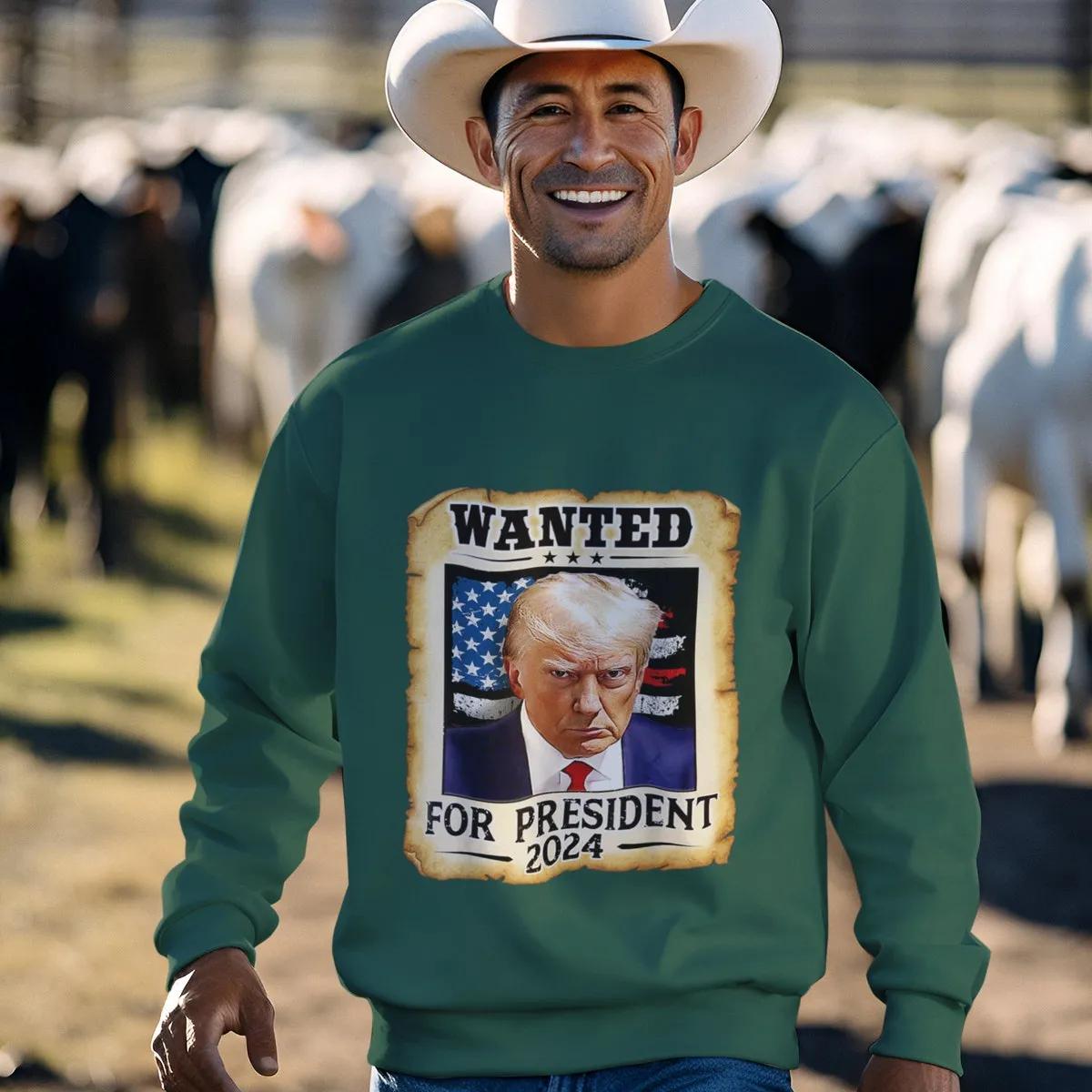 Wanted For U.S. President 2024 Shirt 3 1