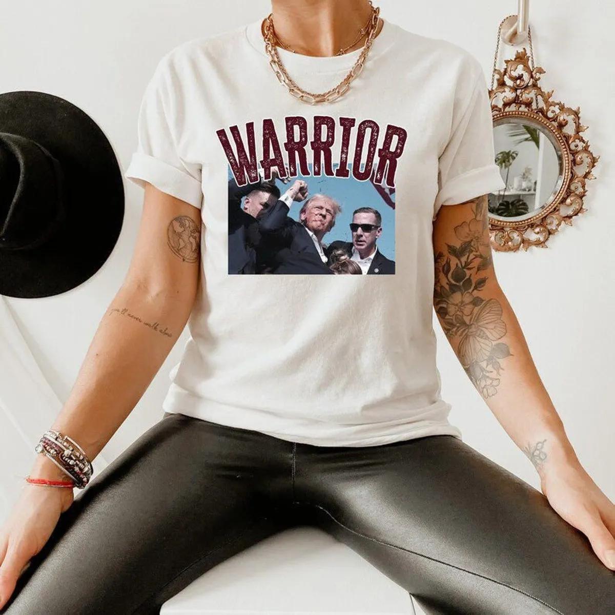 Warrior Trump Shirt Donald Trump Fight Tee 1 1