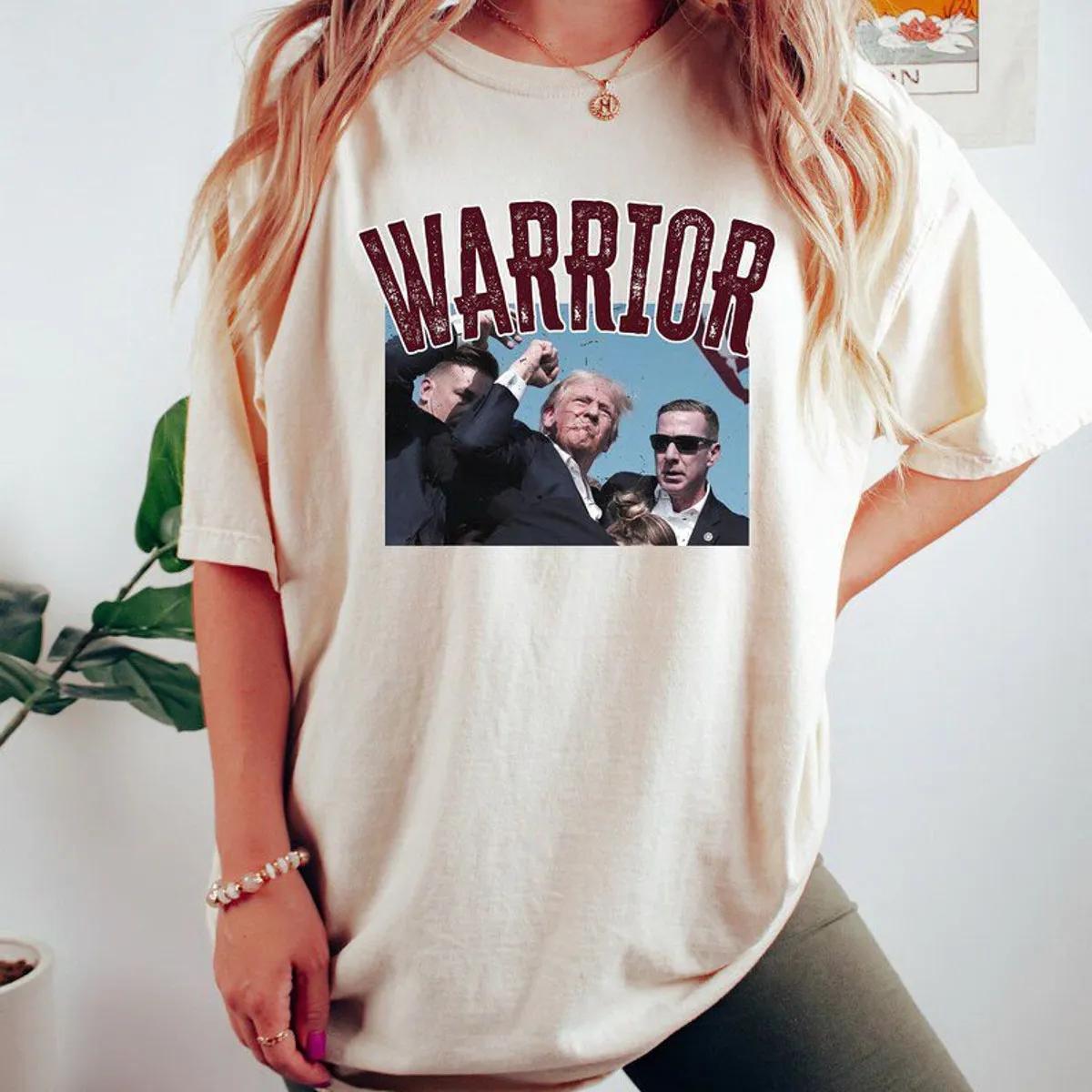 Warrior Trump Shirt Donald Trump Fight Tee 2 1