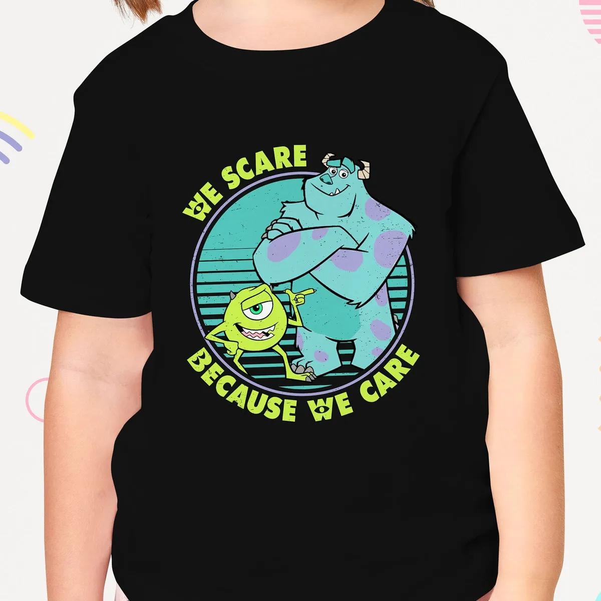 We Scare Because We Care Monsters Inc Sulley Mike Wazowski Shirt 5 1