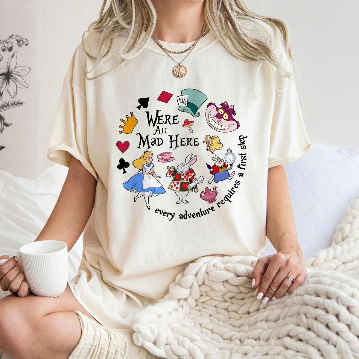 Were All Mad Here Shirts Mad Tea Party Tee 2