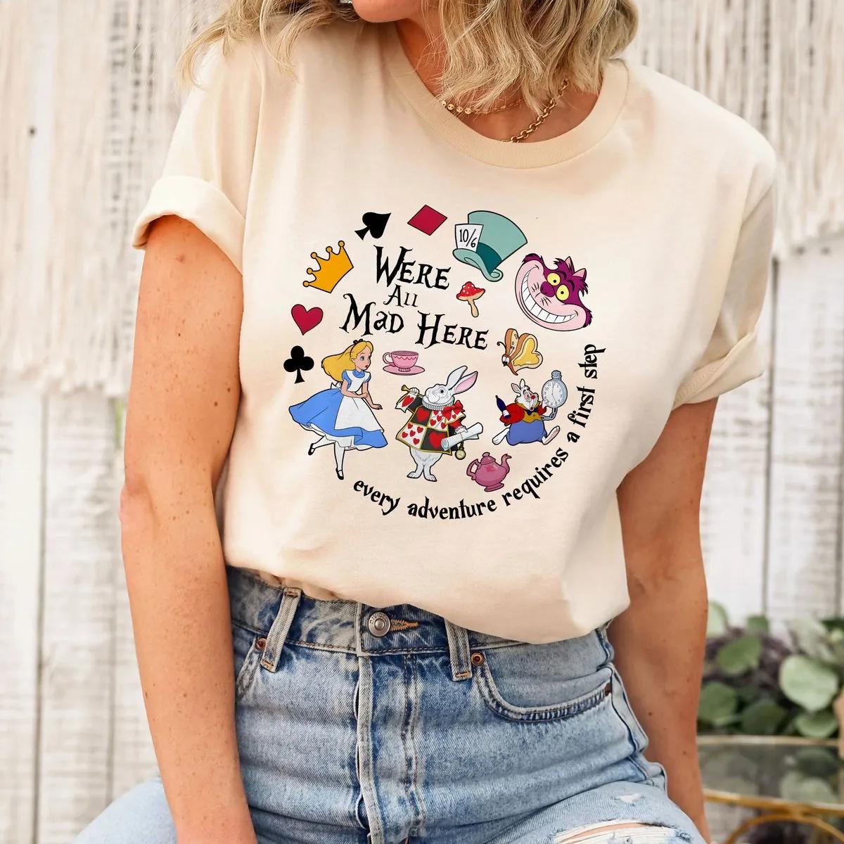 Were All Mad Here Shirts Mad Tea Party Tee 5