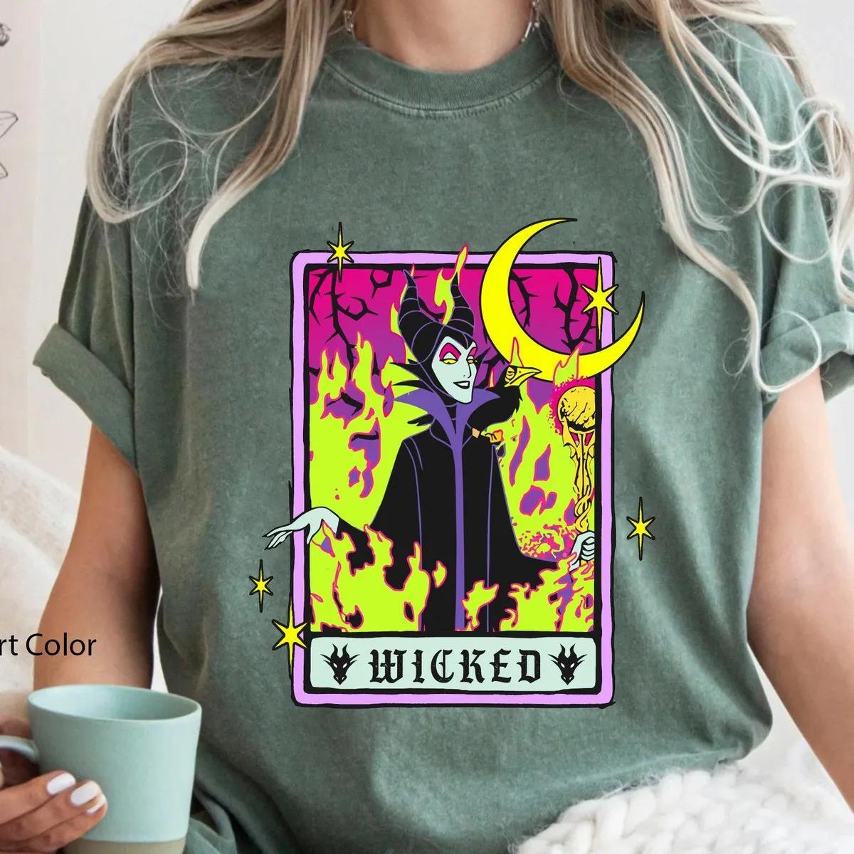 Wicked Maleficent Tarot Card Shirt 4