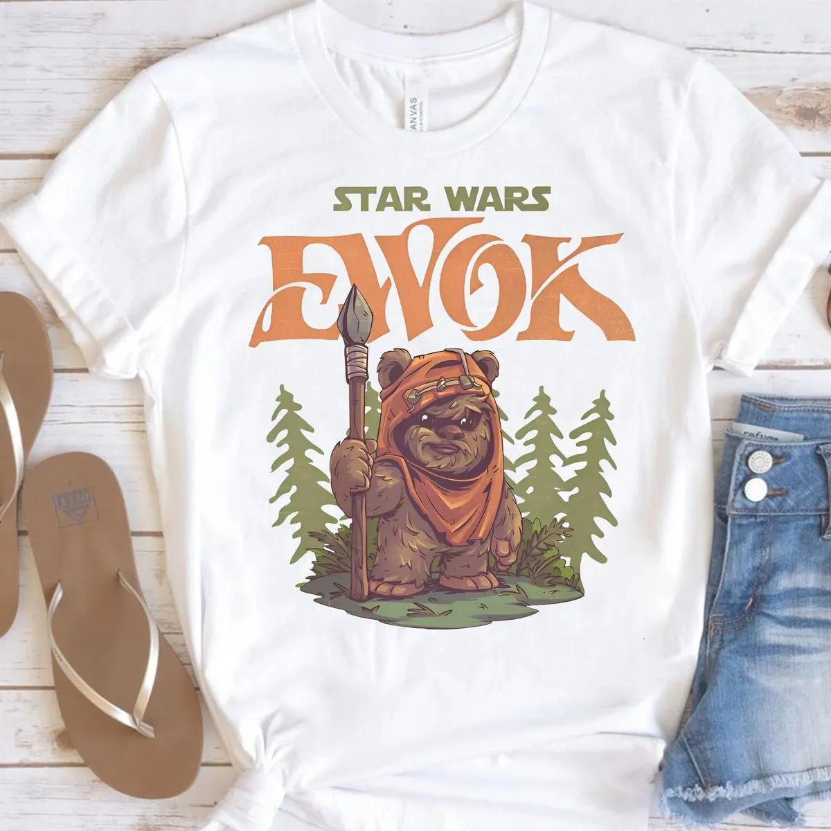 Wicket Ewok Endor Forest Summer Camp Star Wars Shirt 1