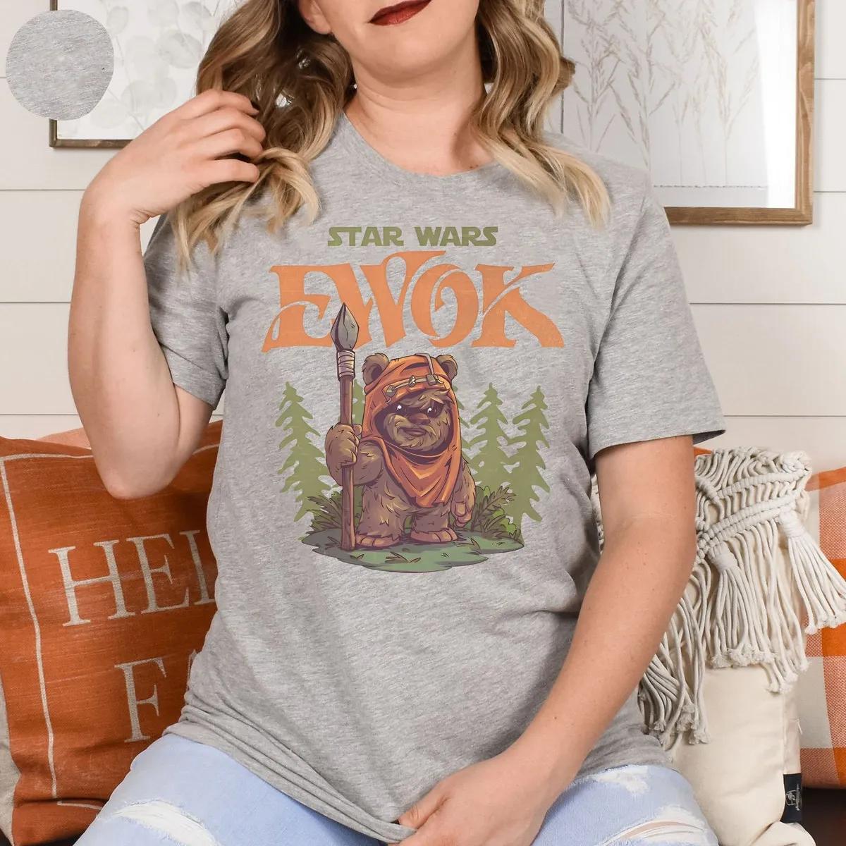 Wicket Ewok Endor Forest Summer Camp Star Wars Shirt 2