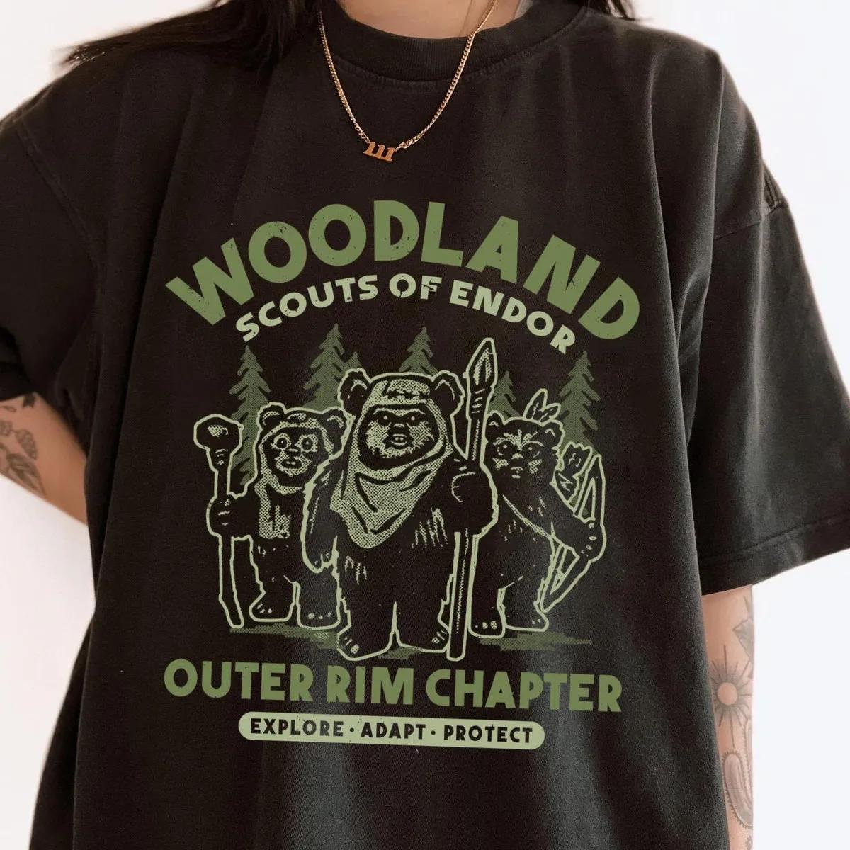 Wicket Ewok Woodland Scouts Of Endor Outer Rim Chapter Shirt 2