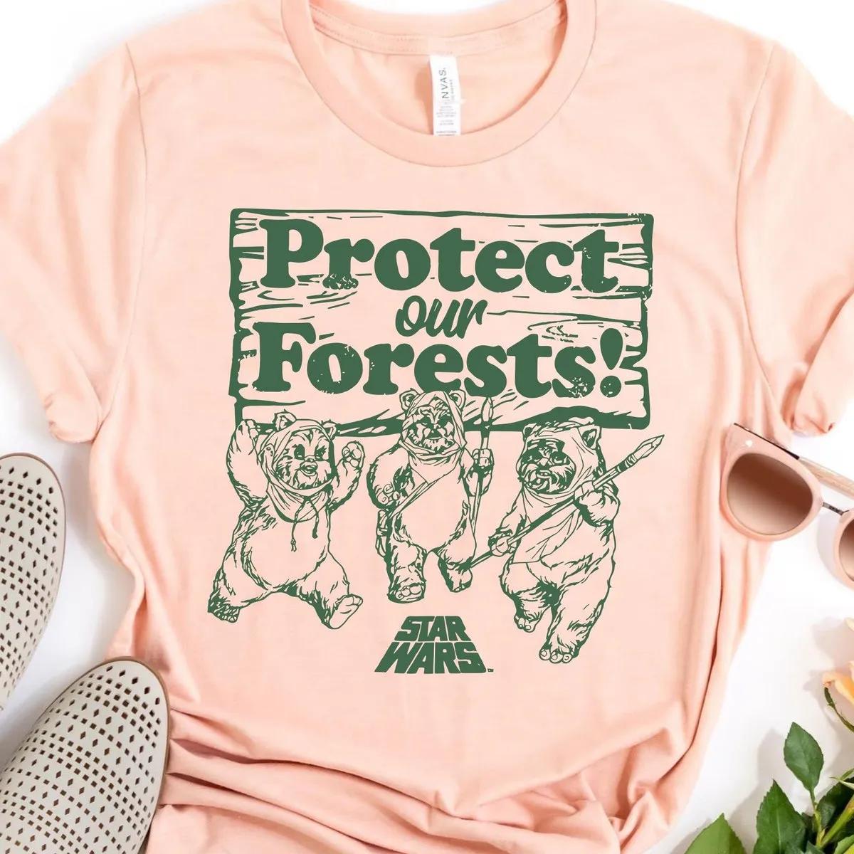 Wicket Ewoks Protect Our Forests Disney Shirt 2