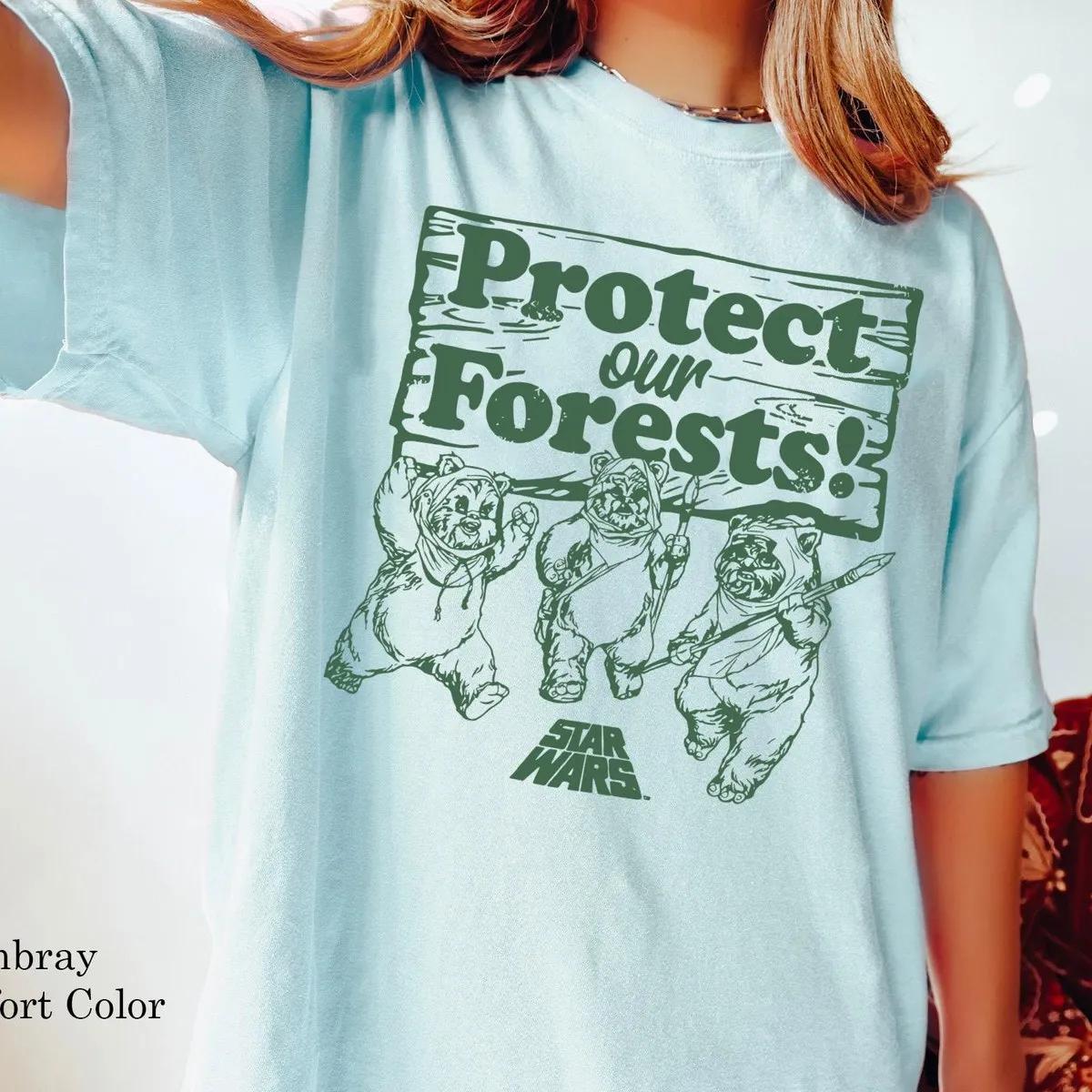 Wicket Ewoks Protect Our Forests Disney Shirt 3