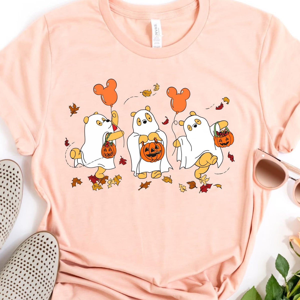 Winnie The Pooh Ghost Halloween Shirt 2 1