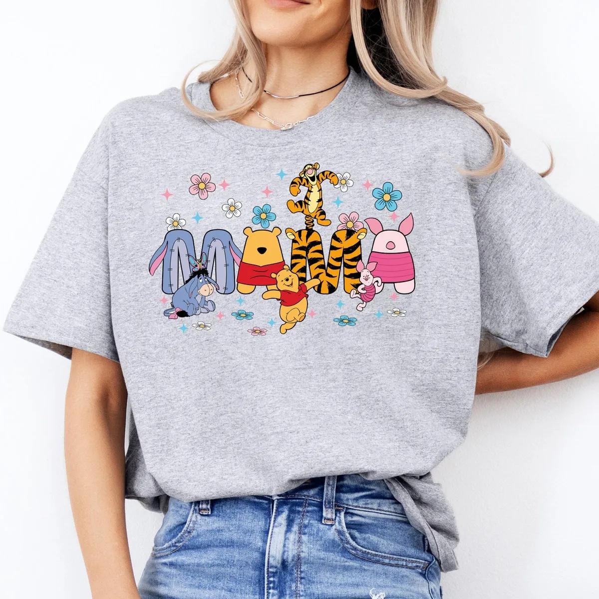 Winnie The Pooh Mama Shirt Disney Mothers Day Shirt 4 1