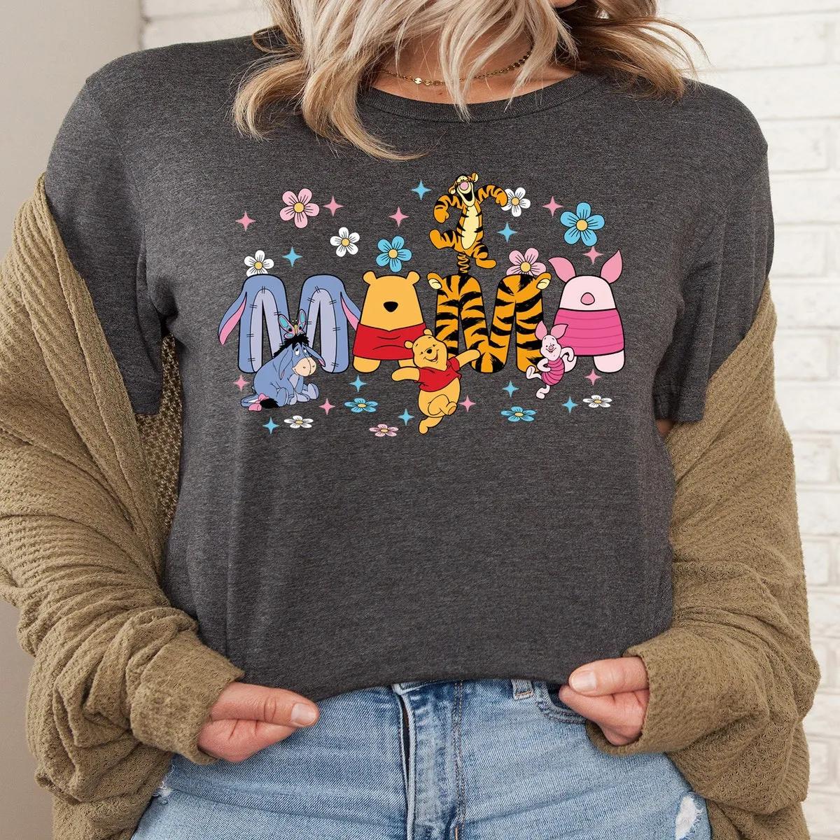 Winnie The Pooh Mama Shirt Disney Mothers Day Shirt 5 1