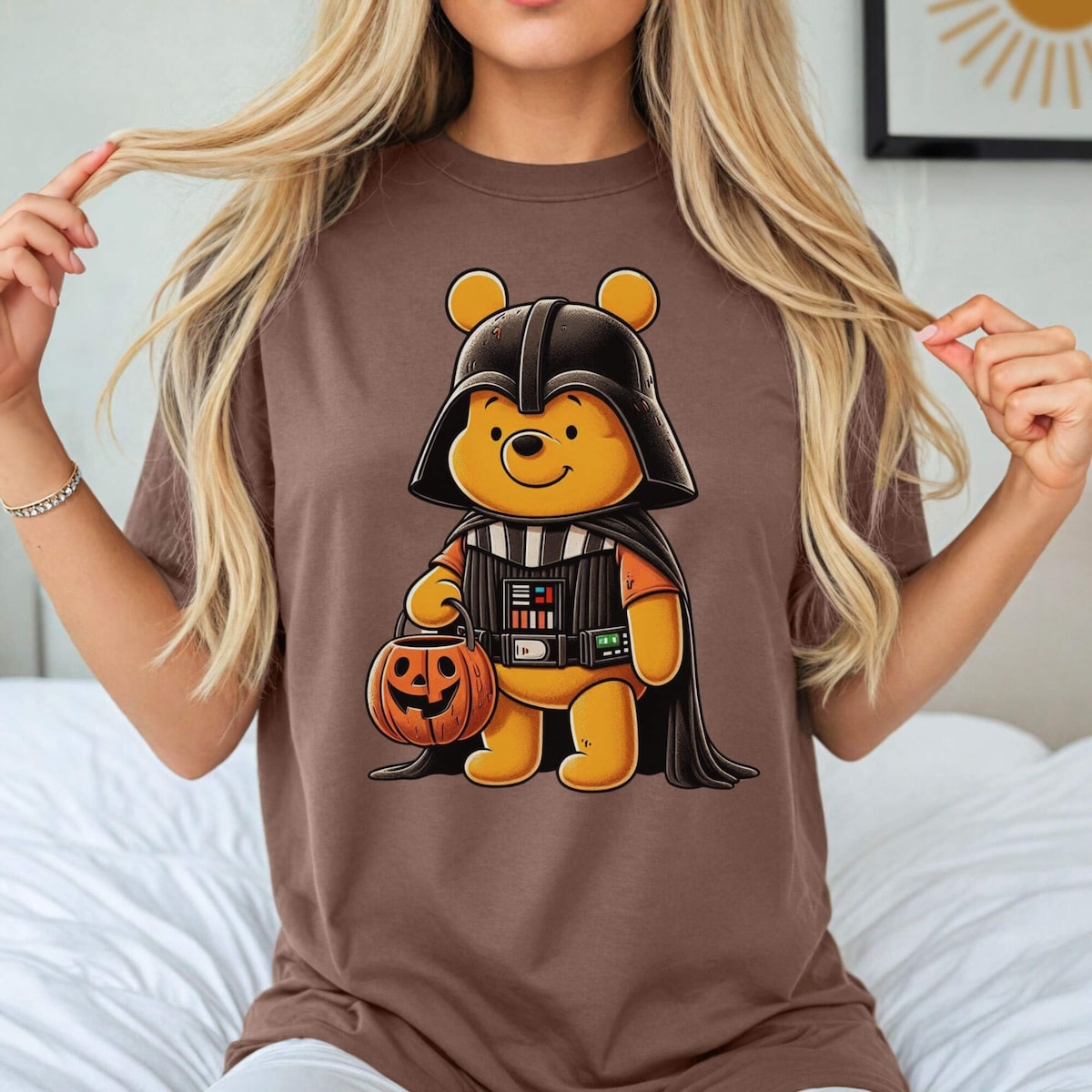 Winnie the Pooh Darth Vader Halloween Vintage Shirt 3