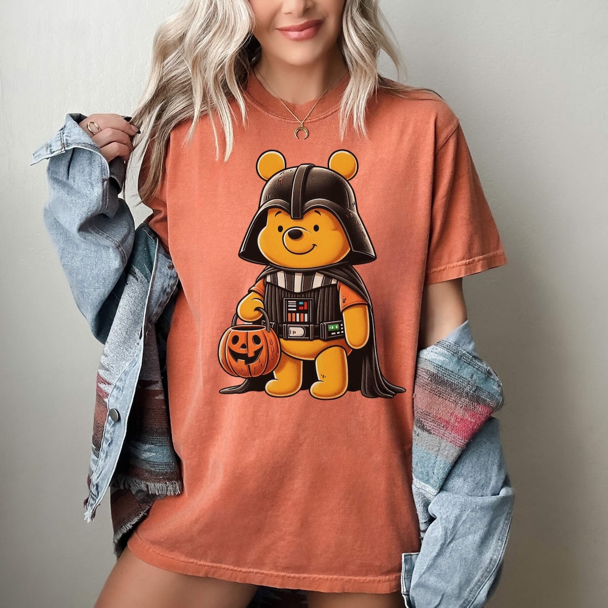 Winnie the Pooh Darth Vader Halloween Vintage Shirt 4