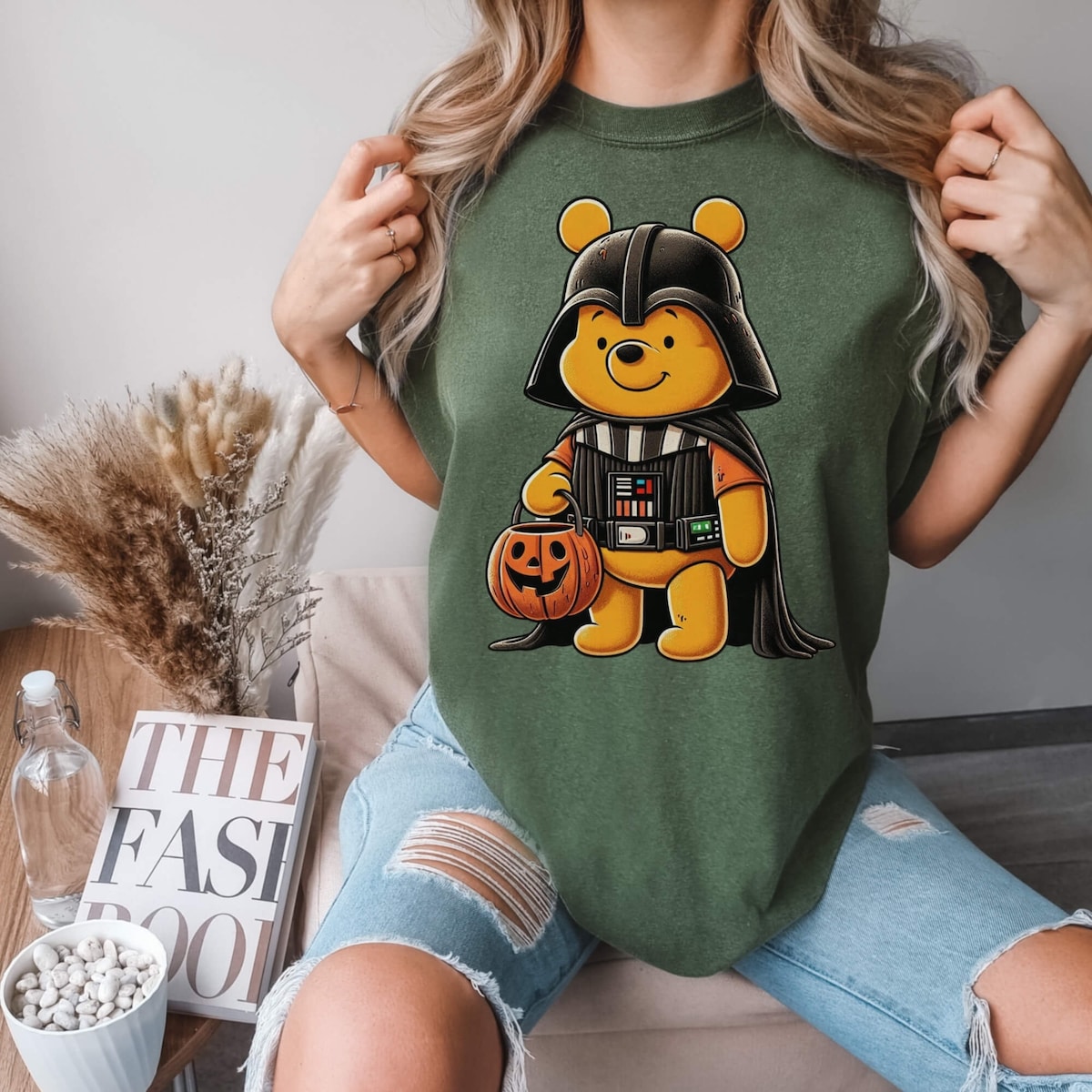 Winnie the Pooh Darth Vader Halloween Vintage Shirt 7