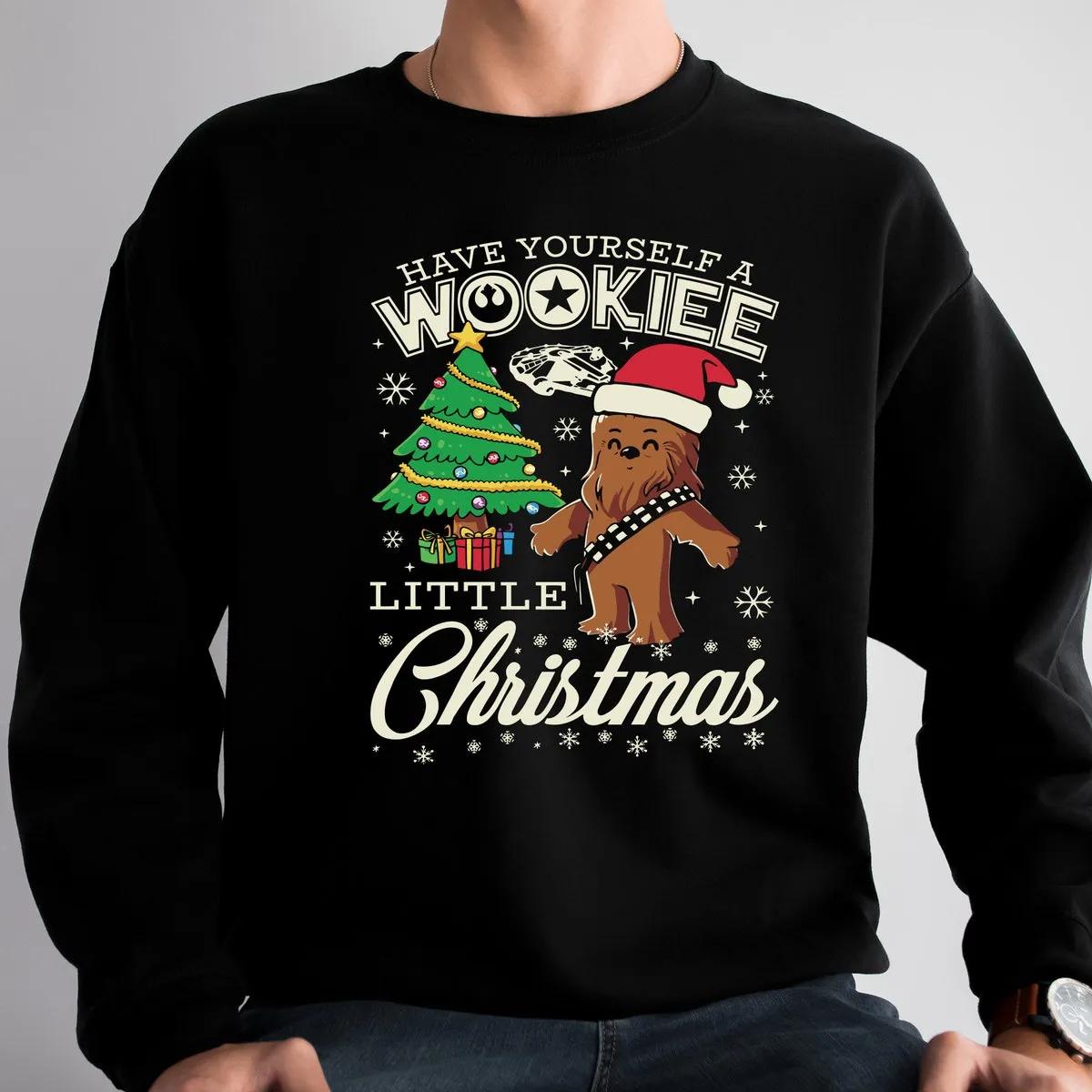 Wookiee Little Christmas Star Wars Shirt 1 1